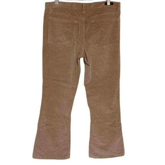 Calvin Klein Jeans 12 tan corduroy flare pants with stretch - Picture 2 of 5